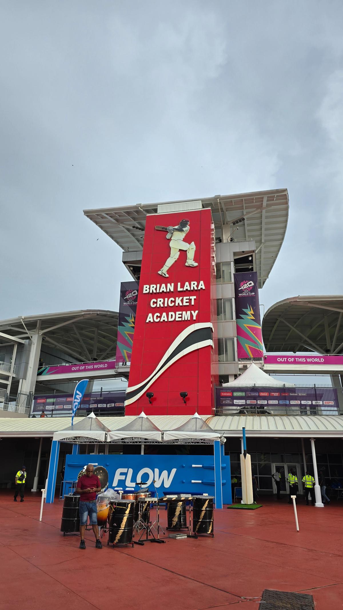 Entrance to the stadium at Trinidad and Tobago.