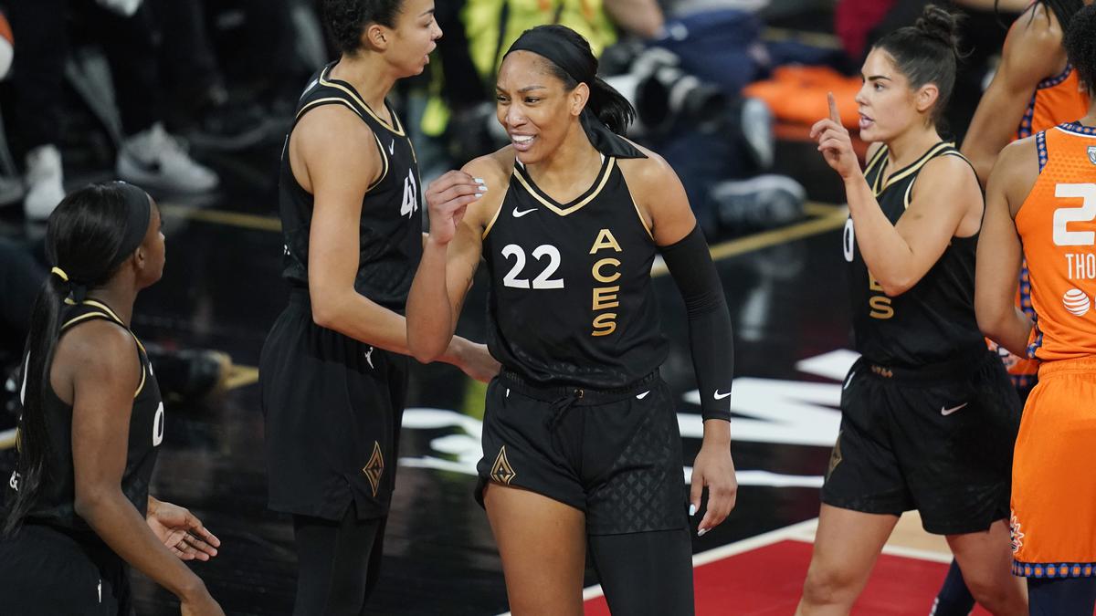 Las Vegas Aces beat Connecticut Sun 85-71, take 2-0 series lead in WNBA Finals