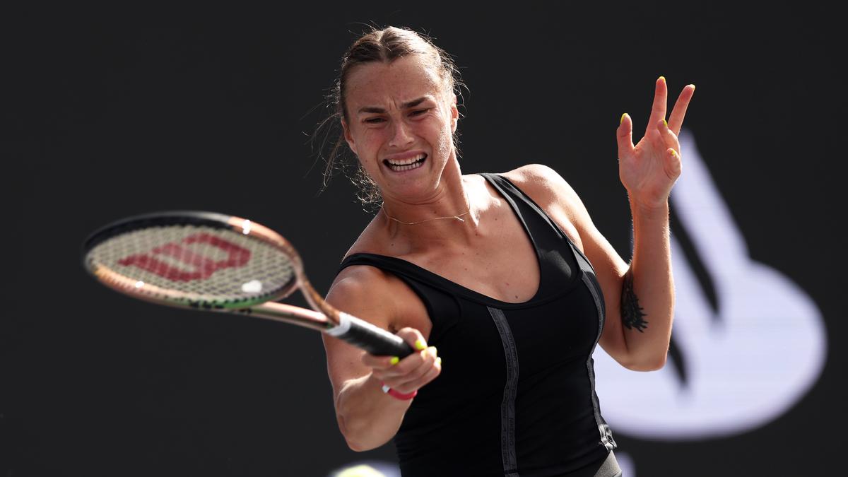 Top-ranked Aryna Sabalenka moved closer to clinching the year-end world number one ranking on Sunday by dominating Greece’s Maria Sakkari in a group-stage opener at the WTA Finals.