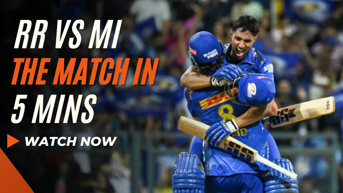 WATCH: RR vs MI match highlights and analysis Sportstar