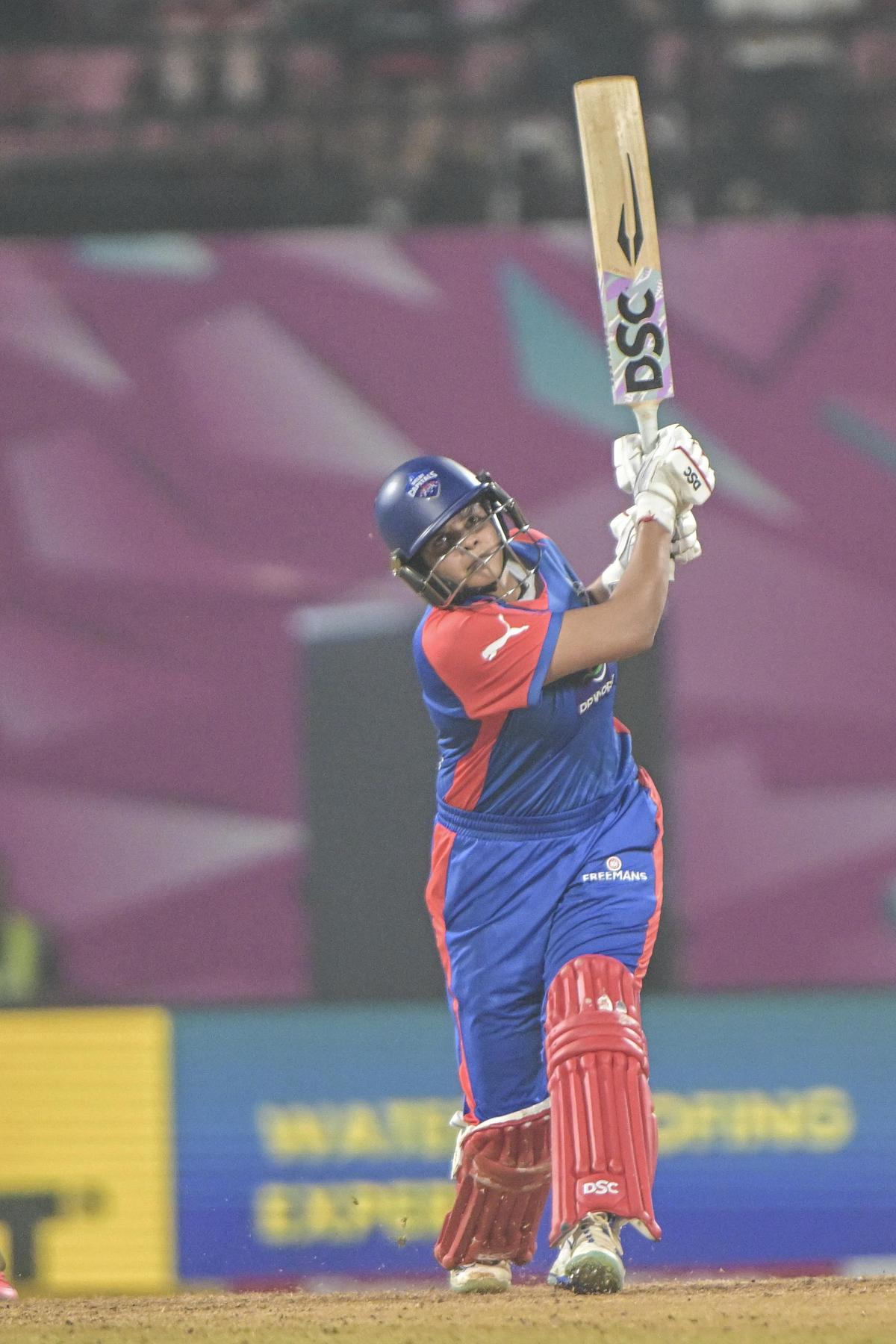 Shafali Verma helped DC rebuild its innings with a gritty 41-ball-62. 
