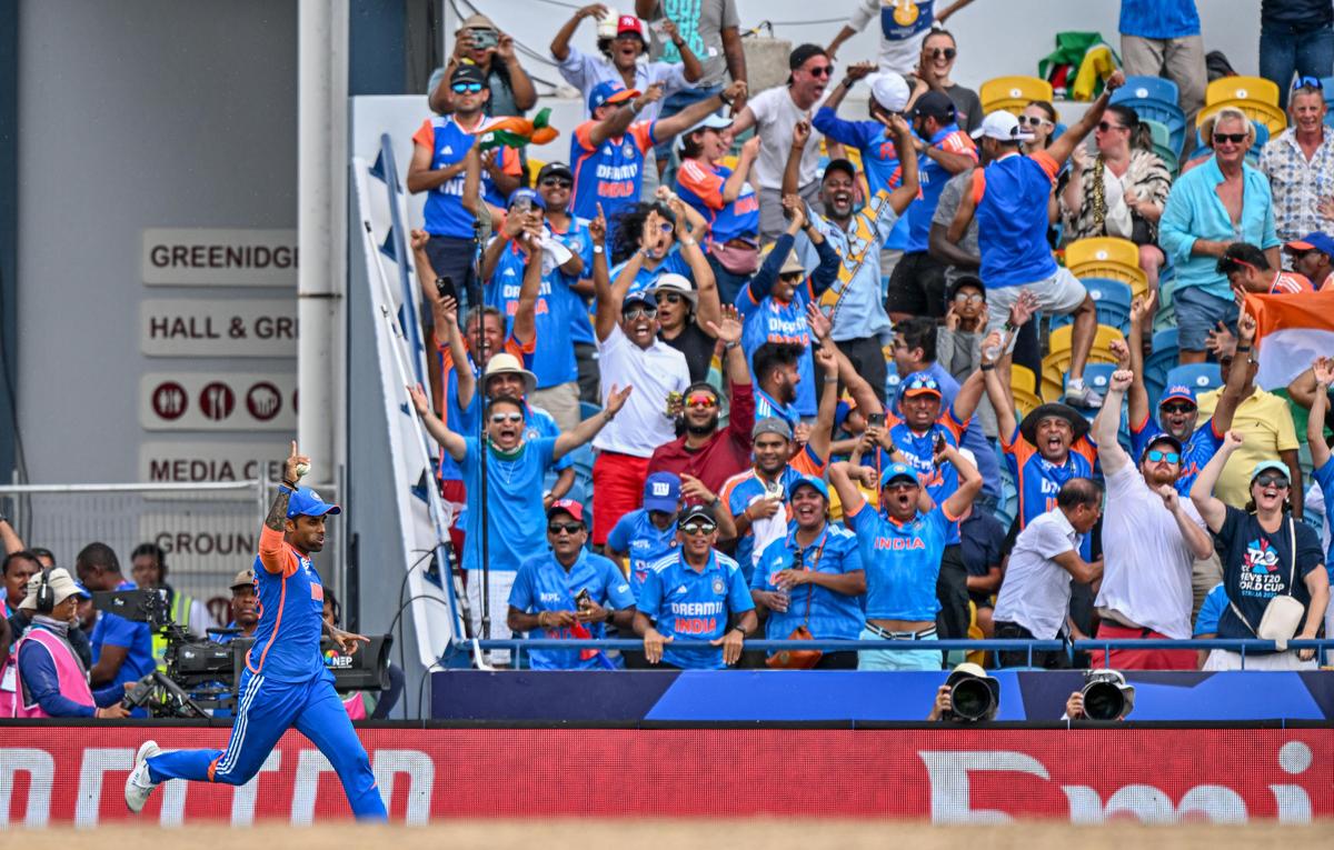 Suryakumar Yadav ran along the boundary, showed remarkable balance, and completed what proved to be one of the defining catches of his career.