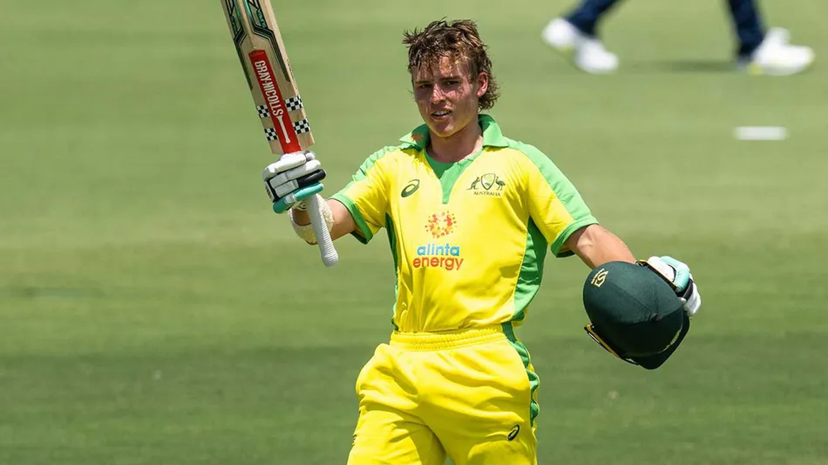 Australia’s Harry Dixon during the ICC U-19 Men’s World Cup 2024. 