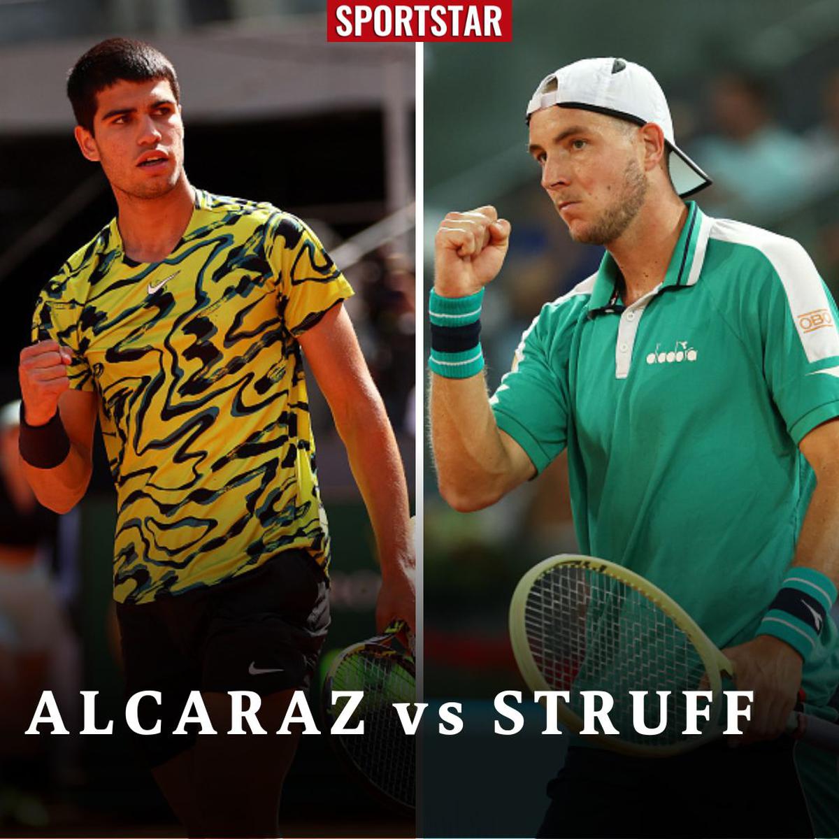 Alcaraz vs Struff, 2023 Madrid Open final Preview, when and where to watch, head-to-head record