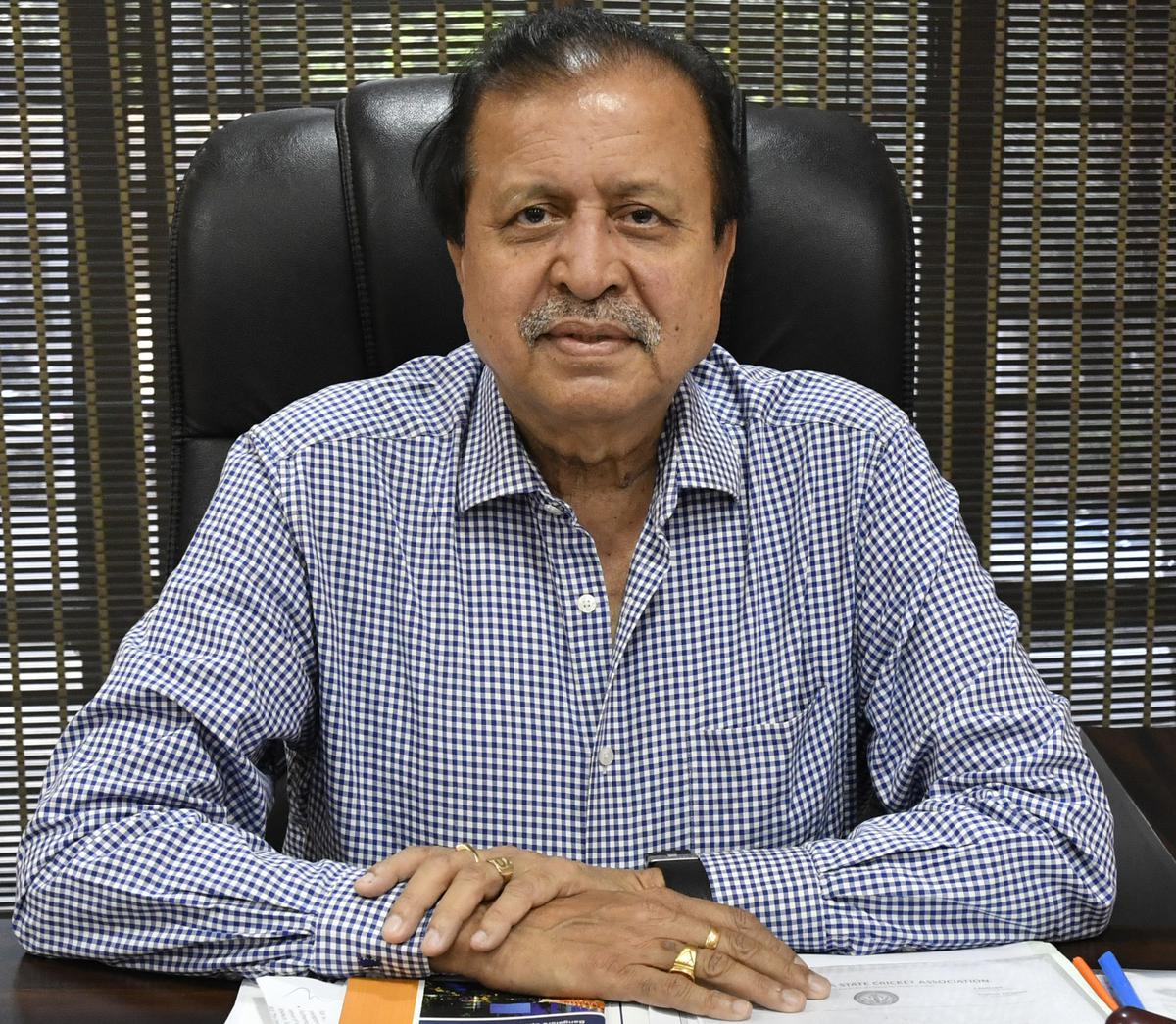 B .K. Sampath Kumar, Vice President, Karnataka State Cricket Association (KSCA ).