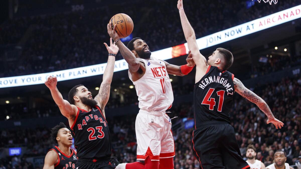 NBA roundup: Nets prevail on Kyrie Irving’s last-second trey