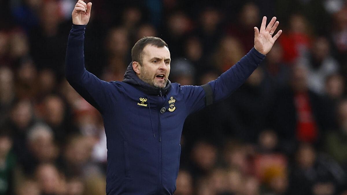 Southampton sacks manager Nathan Jones after Wolves defeat