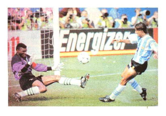 Claudio Caniggia scoring the 1500th goal of the World
Cup against Nigeria in 1994.