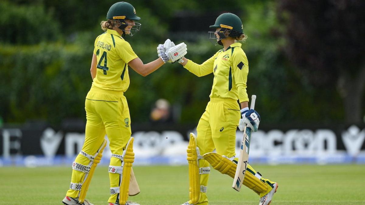 Annabel Sutherland and Phoebe Litchfield brought up an unbeaten 221-run  partnership against Ireland in July.