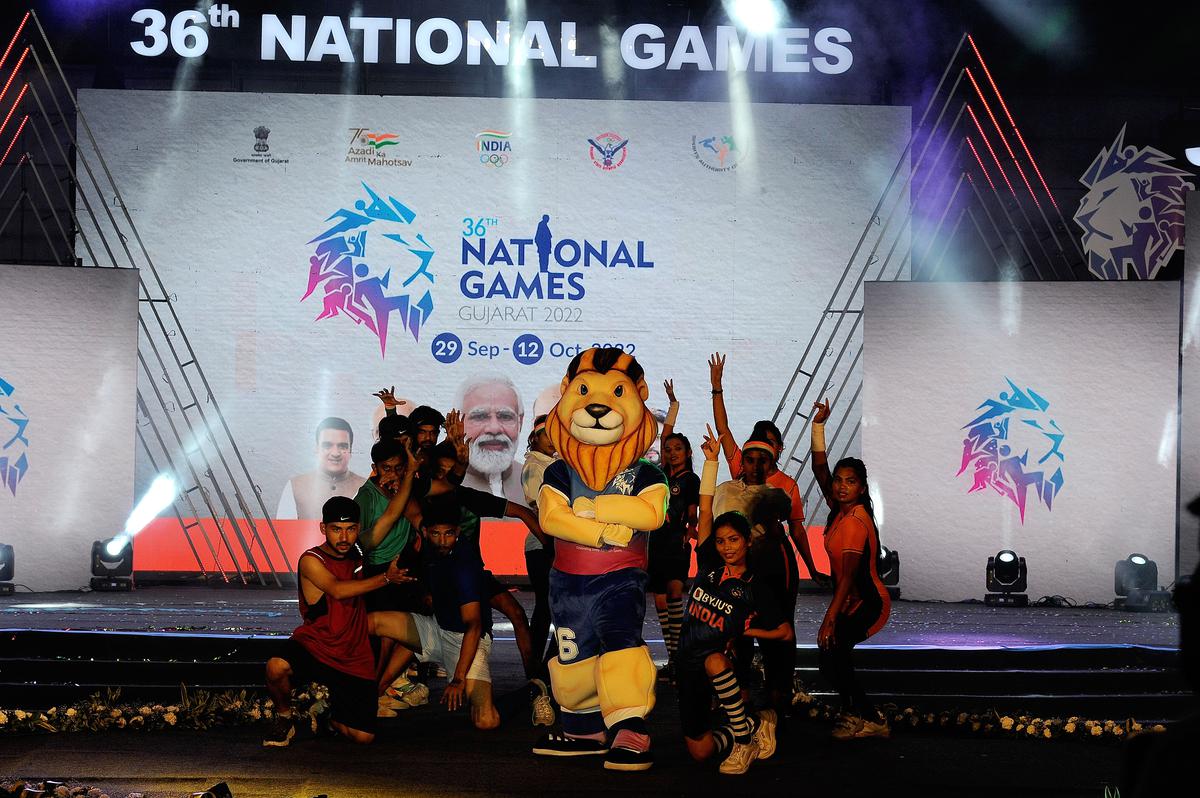 What is 36th National Games 2022 mascot? Sportstar