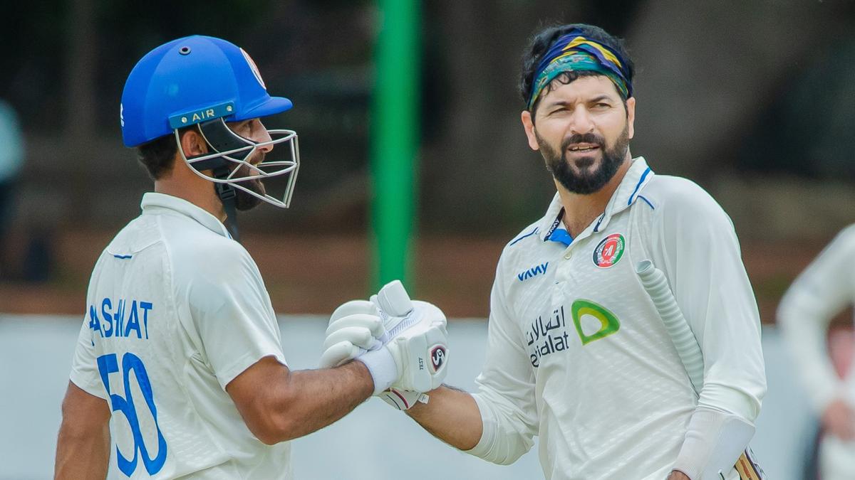 Record day for Afghanistan but first Test against Zimbabwe ends in draw