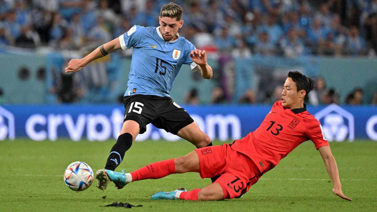 FIFA World Cup Stuttering Uruguay Held By South Korea In Goalless   AFP 32T32KW 