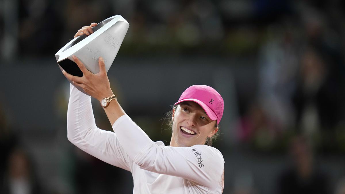 Swiatek outlasts Sabalenka in marathon final to win Madrid Open