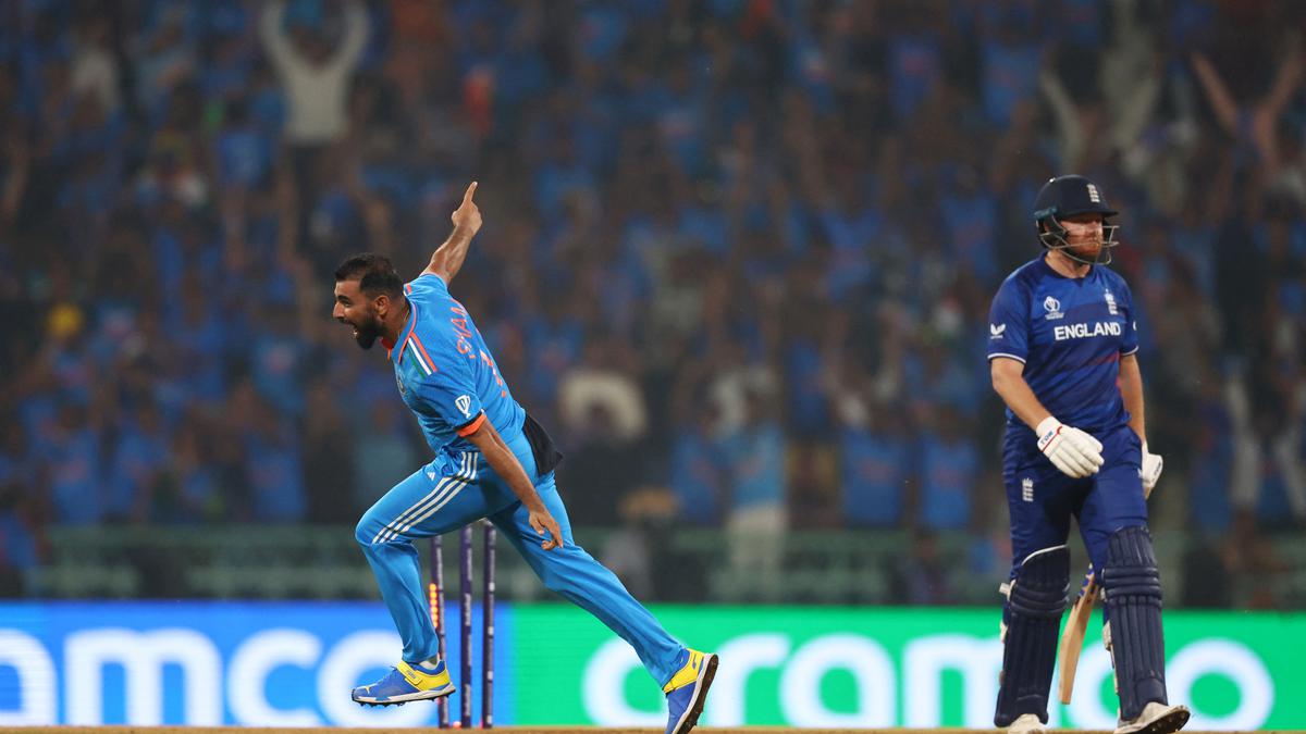 India vs England HIGHLIGHTS, World Cup 2023: Bowlers shine as India beats  England by 100 runs - Sportstar