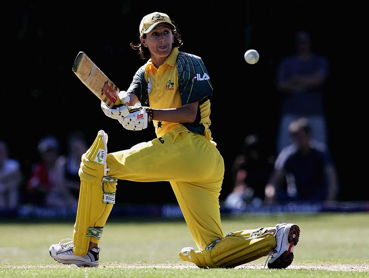 Lisa Keightley in action for Australia during an ODI match against England in Stratford-Upon-Avon in 2005. 