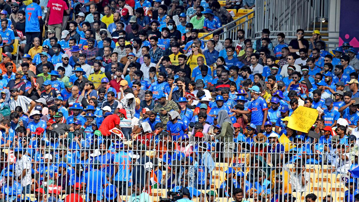 ICC World Cup 2023 finds its voice as Chennai records 33,000-plus crowd for India vs Australia match