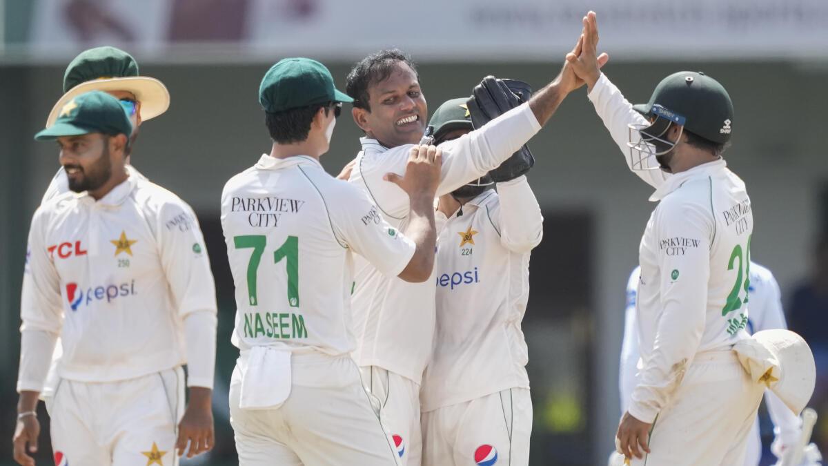 Pakistan takes top spot in World Test Championship table, beats Sri Lanka 2-0