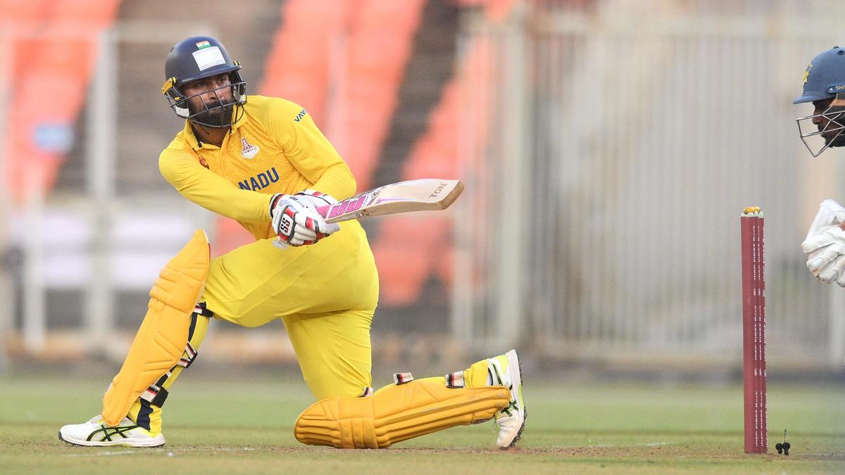 Jagadeesan to lead Tamil Nadu in Vijay Hazare Trophy, Sudharsan named vice-captain