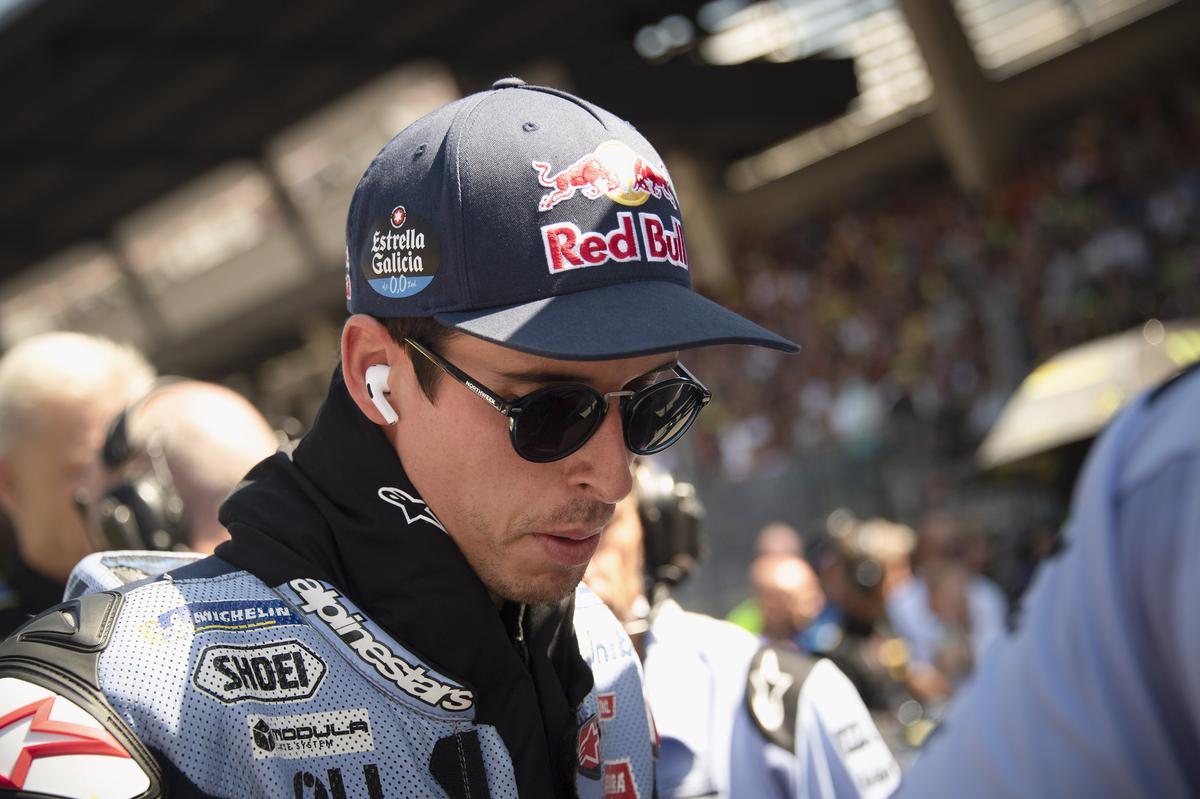 FILE PHOTO: Alex Marquez of Spain and Gresini Racing MotoGP prepares to start on the grid during the MotoGP race during the MotoGP of Austria - Race at Red Bull Ring on August 20, 2023 in Spielberg, Austria.