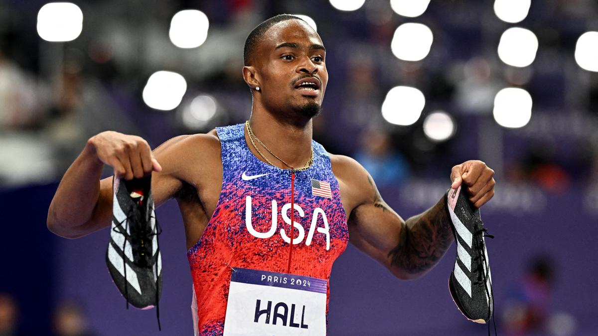 Paris 2024 Olympics: Fast-finishing Hall takes 400m gold for US