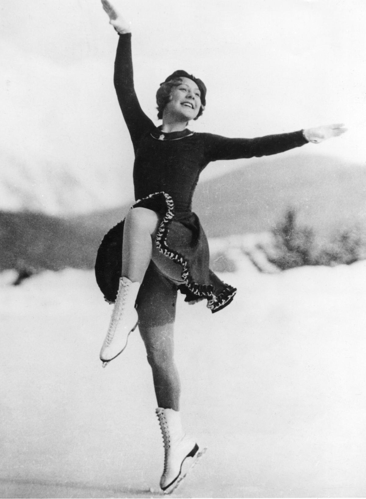 Sonja Heinie won three successive Olympic gold medals from 1928 to 1936, and went on to become a movie star.