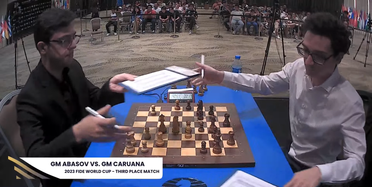 Praggnanandhaa vs Carlsen Highlights, Chess World Cup Final 2023  Tie-breaks: Magnus beats Pragg to win title; Caruana finishes third ahead  of Abasov - Sportstar