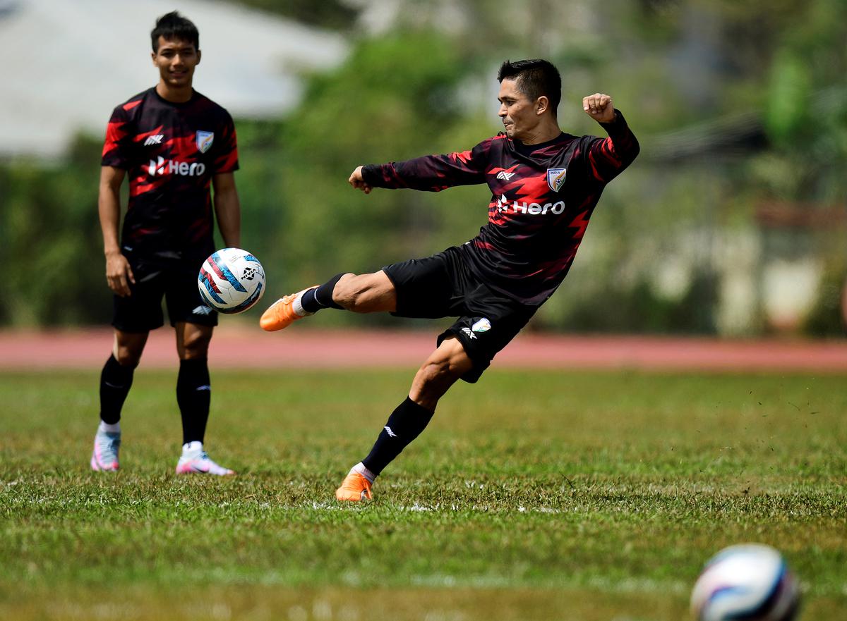 my last game for the country will be”: Indian football team skipper Sunil  Chhetri - The Hindu