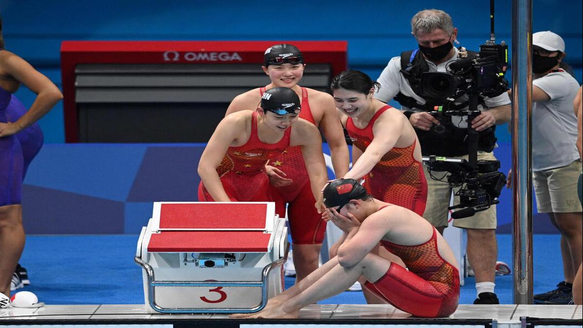 Swimming: China wins women's 4x200m freestyle in world record time, Ledecky guides USA to silver