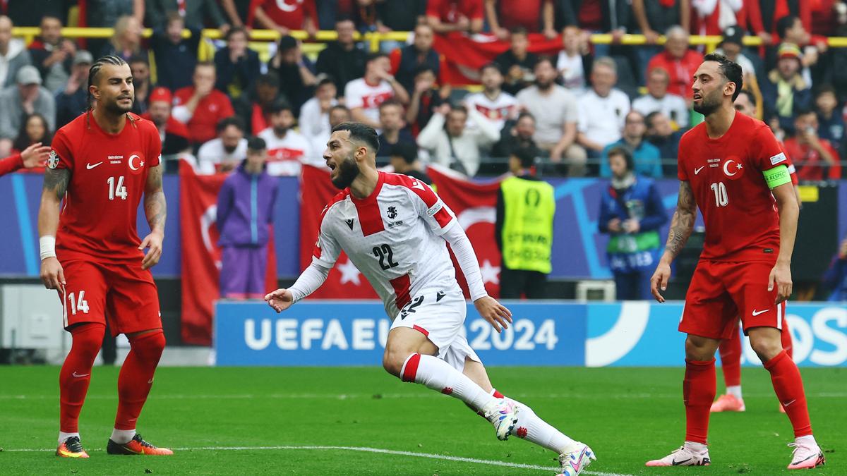 Turkey vs Georgia, Euro 2024: Who is Georges Mikautadze who scored ...