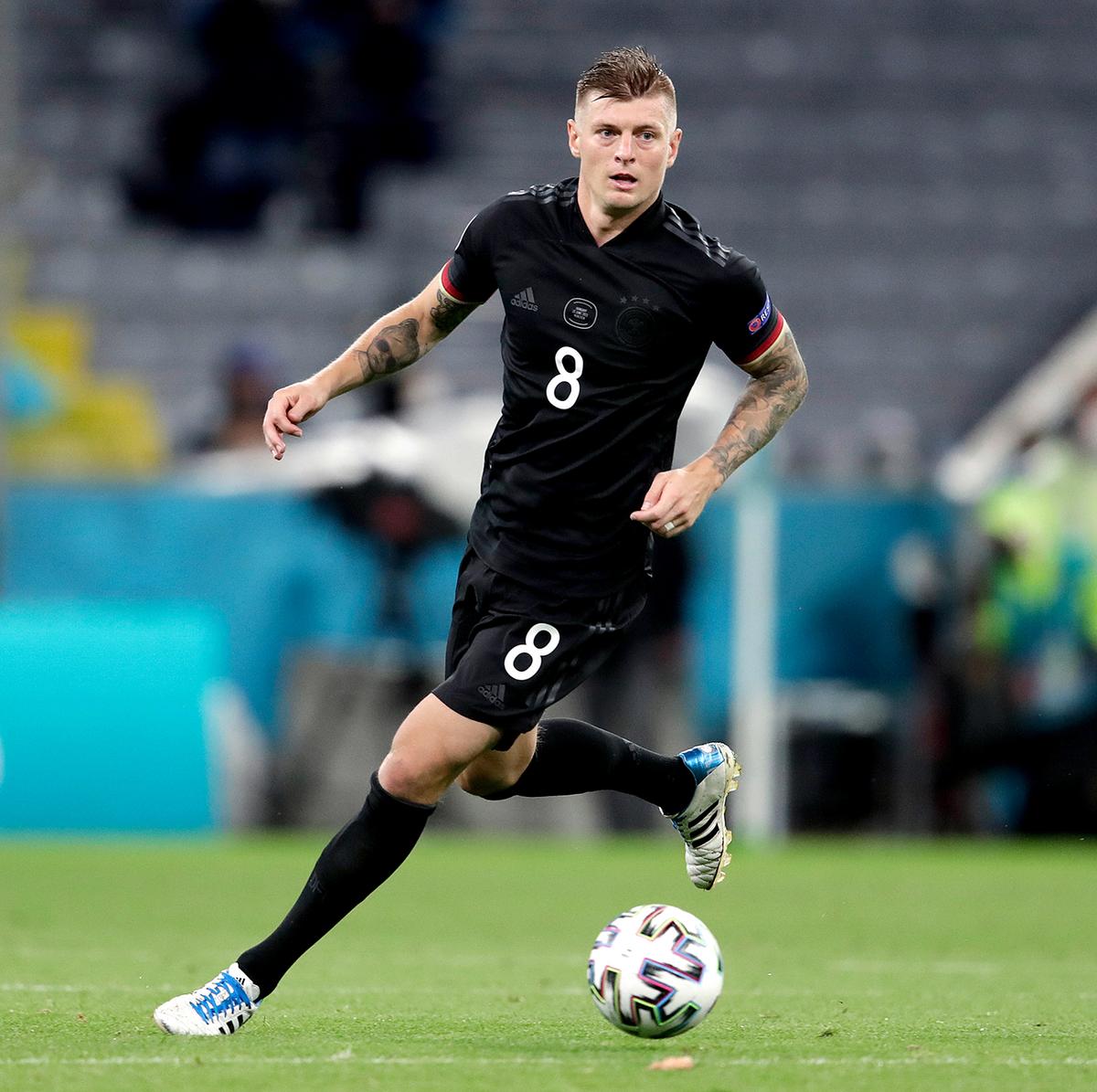 FILE PHOTO: Toni Kroos of Germany during a match between Germany and Hungary at the Allianz Arena.