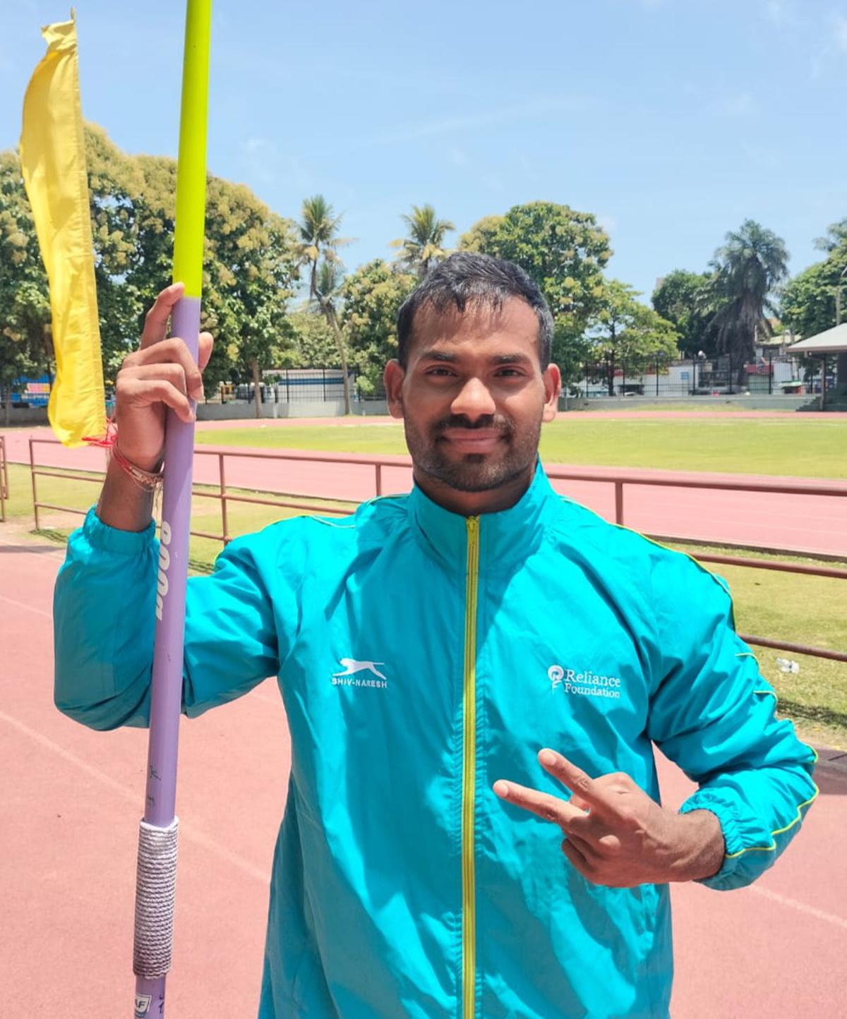 Javelin thrower Kishore Kumar Jena