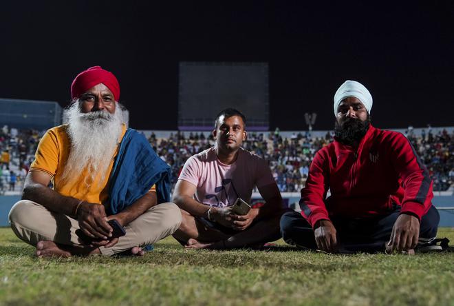 Scores of workers have been gathering in a converted cricket stadium in the city’s desert outskirts to enjoy the tournament they helped create. 