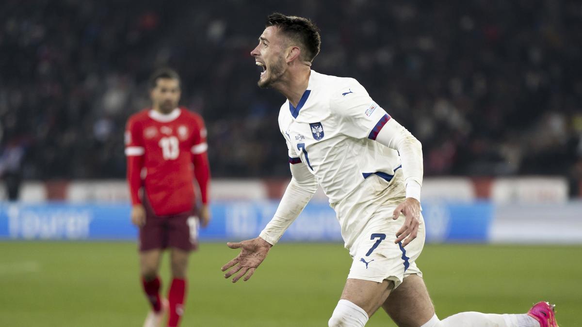 UEFA Nations League 2024-25: Serbia relegates Switzerland after snatching 1-1 draw