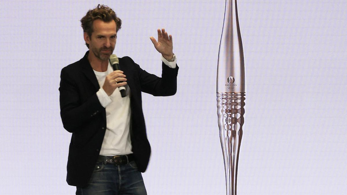 Torch for Paris Olympics unveiled with carbon footprint in mind and a year to go