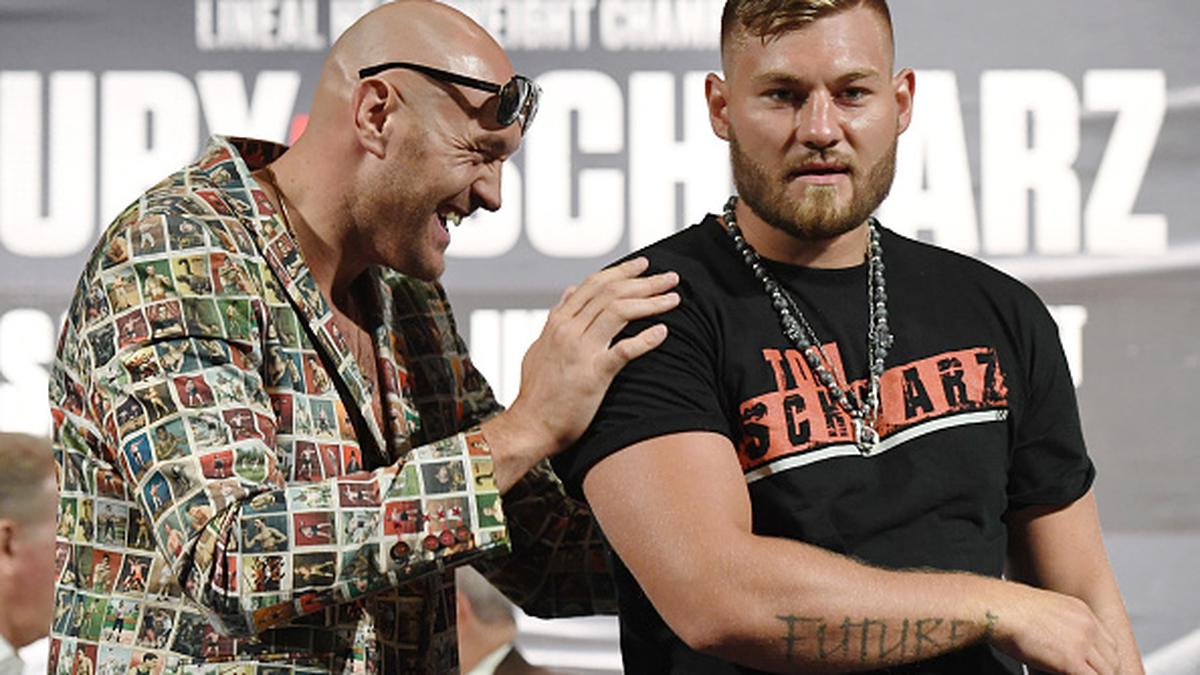 Fury, Schwarz all smiles ahead of Vegas showdown