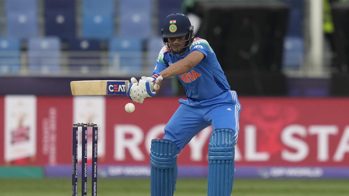 Shubman Gill smashes second consecutive ODI century during ICC Champions Trophy 2025 match against Bangladesh