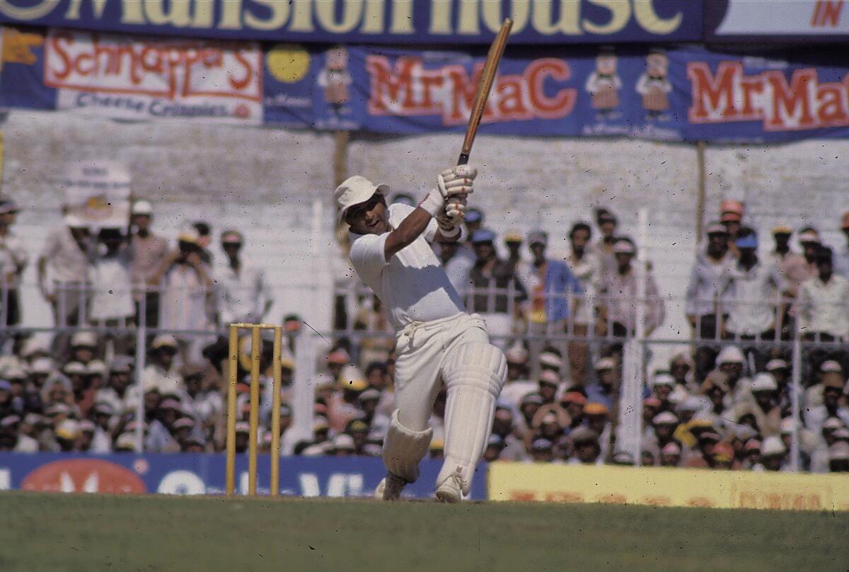 Gavaskar scored an attacking 103 not out of 88 balls during World Cup 1987 match against New Zealand. 