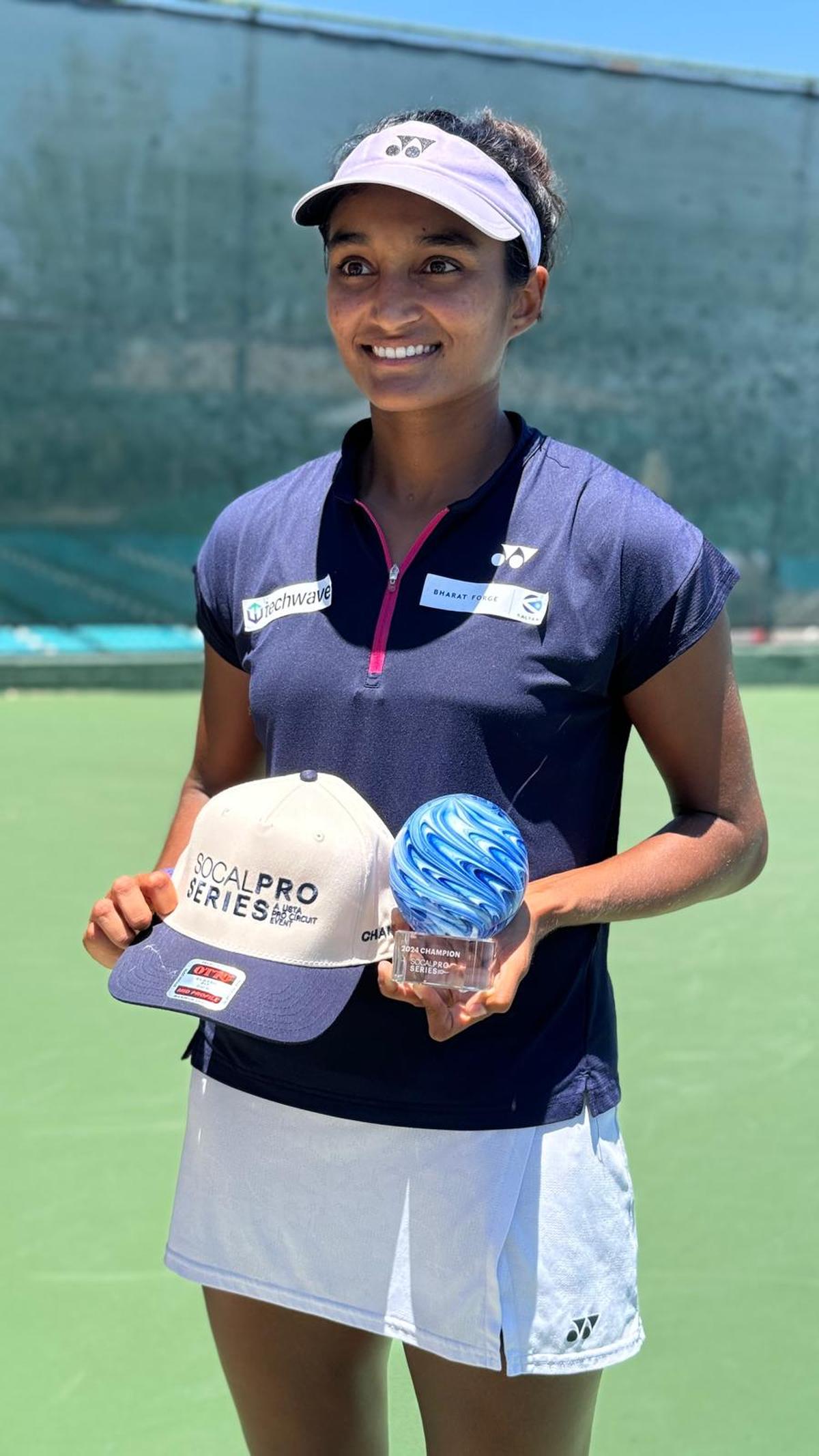 Sahaja Yamalapalli becomes third Indian women’s tennis player to win an ITF pro title