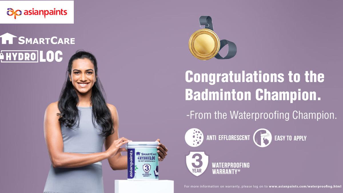 From one champ to another – Asian Paints Salutes PV Sindhu For Gold