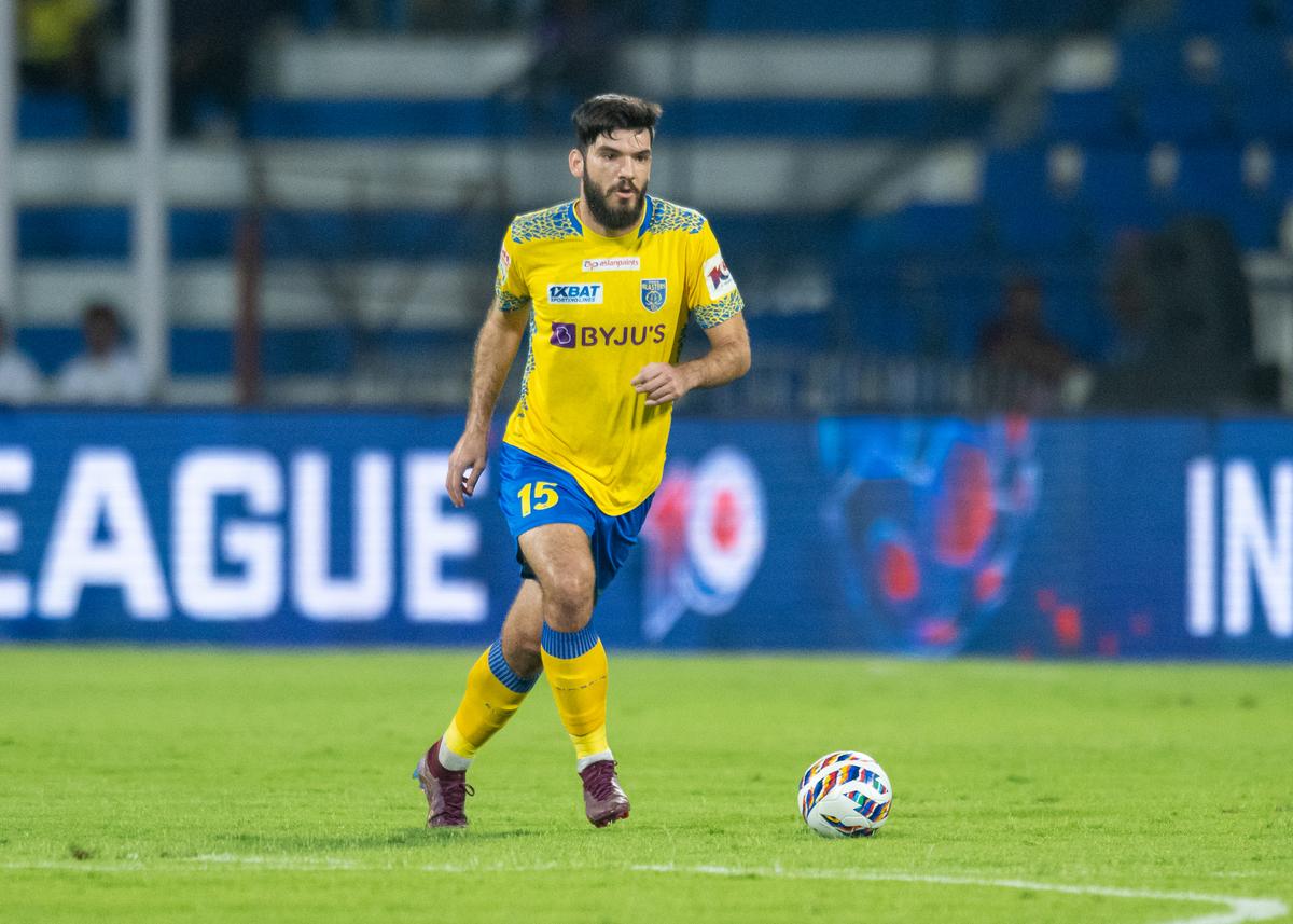 Milos Drincic of Kerala Blasters FC.