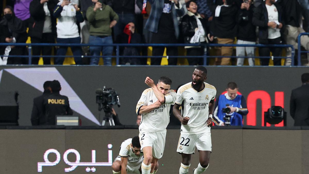 Lo más destacado del partido Real Madrid vs Atlético de Madrid, RMA 5-3 ATM, semifinal de la Supercopa de España: Los Blancos ganan un emocionante partido por ocho goles para reservar su lugar en la final