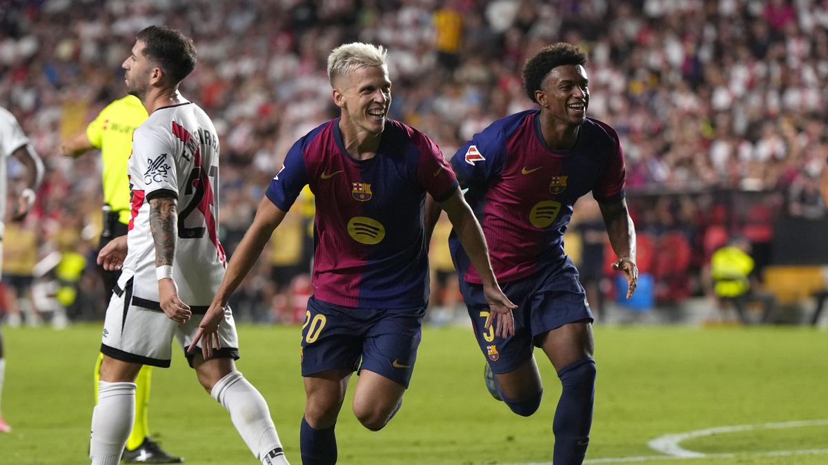 Dani Olmo Marca en su Debut y Barcelona Vence al Rayo Vallecano 2-1 en La Liga 2024-25