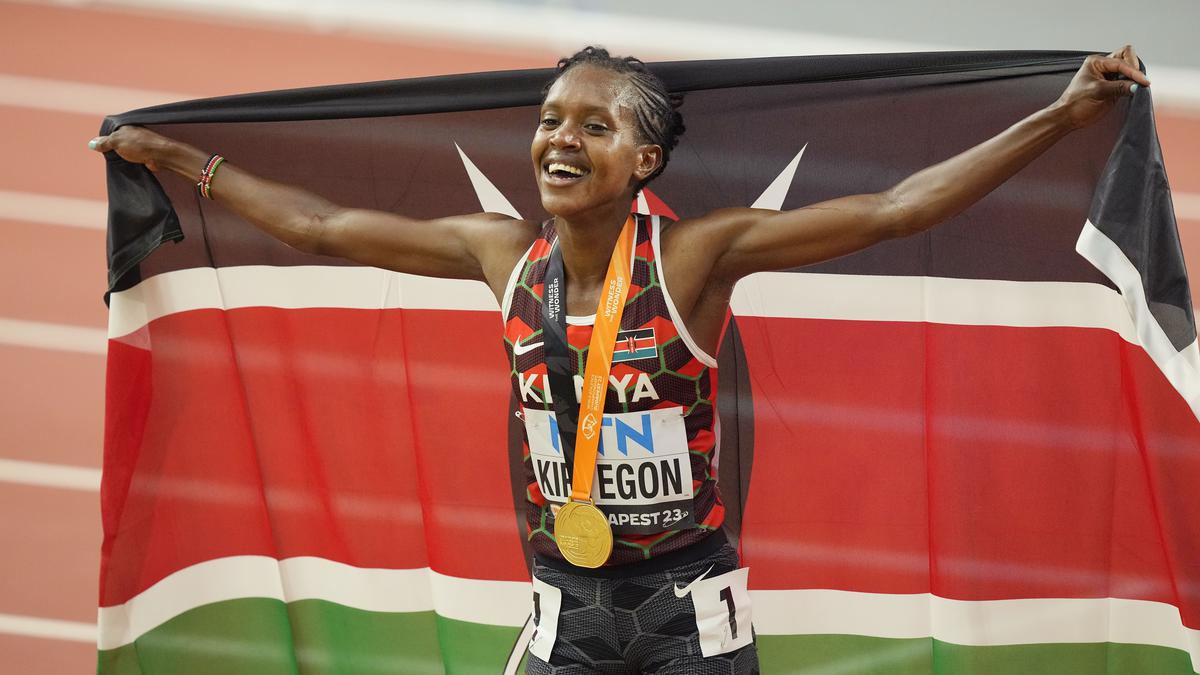 Faith Kipyegon becomes first woman to complete 1500m, 5000m double at ...