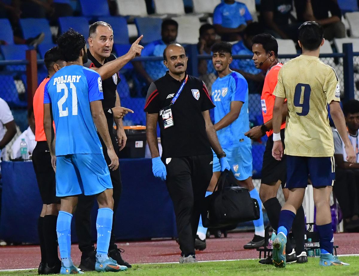 Will Do It Again': India Head Coach Igor Stimac On Being Shown Red Card  Vs