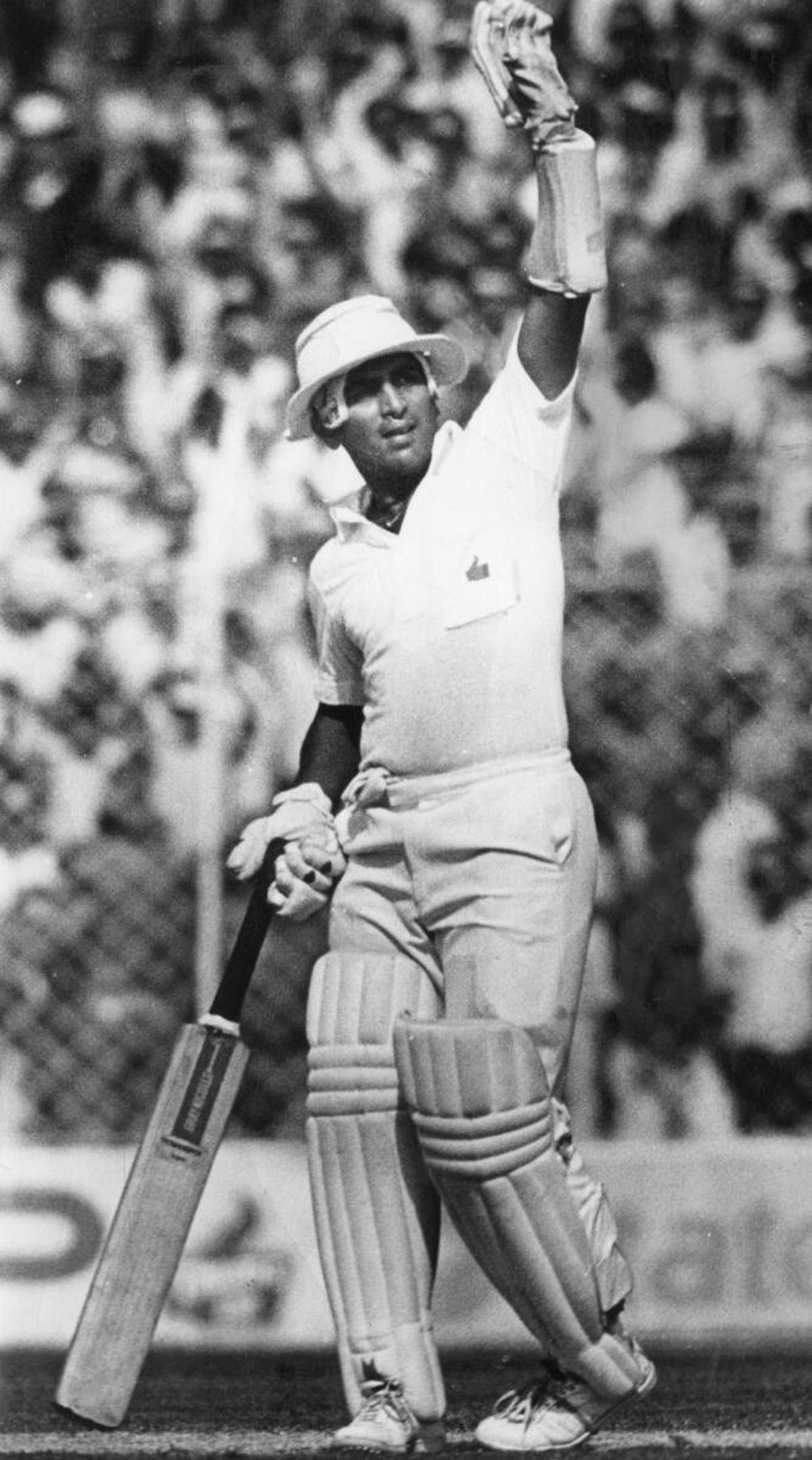 Gavaskar scored a century in just 94 balls against West Indies in Delhi. 