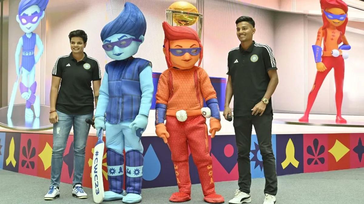 ICC unveils mascots for ODI World Cup 2023