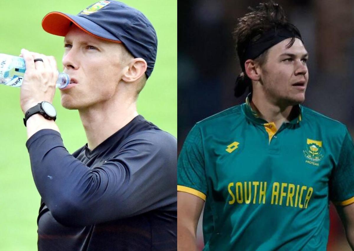 Rassie van der Dussen and Gerald Coetzee. 