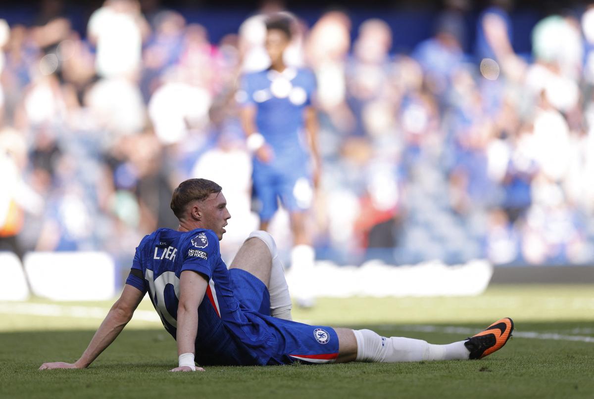 Fotografická fotografia: Palmer utrpel zranenie svalov pred výkopom v minulom týždni 5-1 demolácie West Ham United a útočník bol vynechaný z anglického tímu Thomasa Tuchela pre nadchádzajúcich kvalifikácií na majstrovstvách sveta.