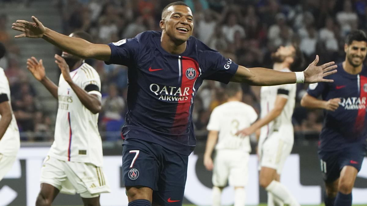 Ligue 1: Kylian Mbappe scores two goals as PSG routs Lyon 4-1