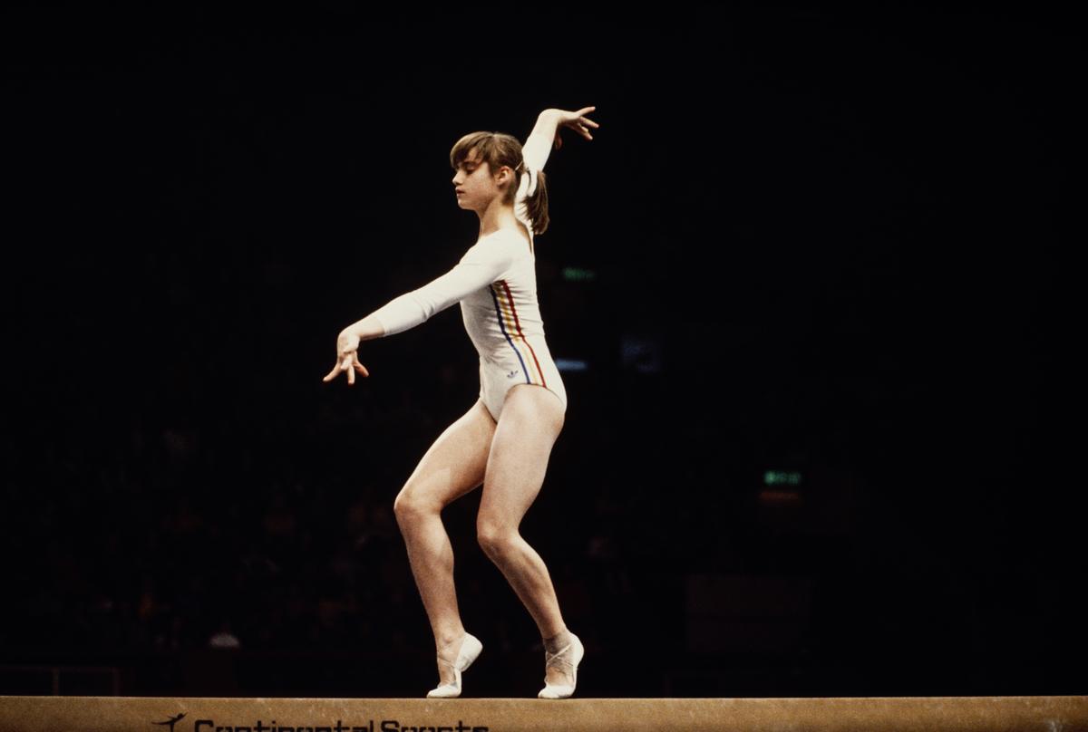 Nadia Comaneci.